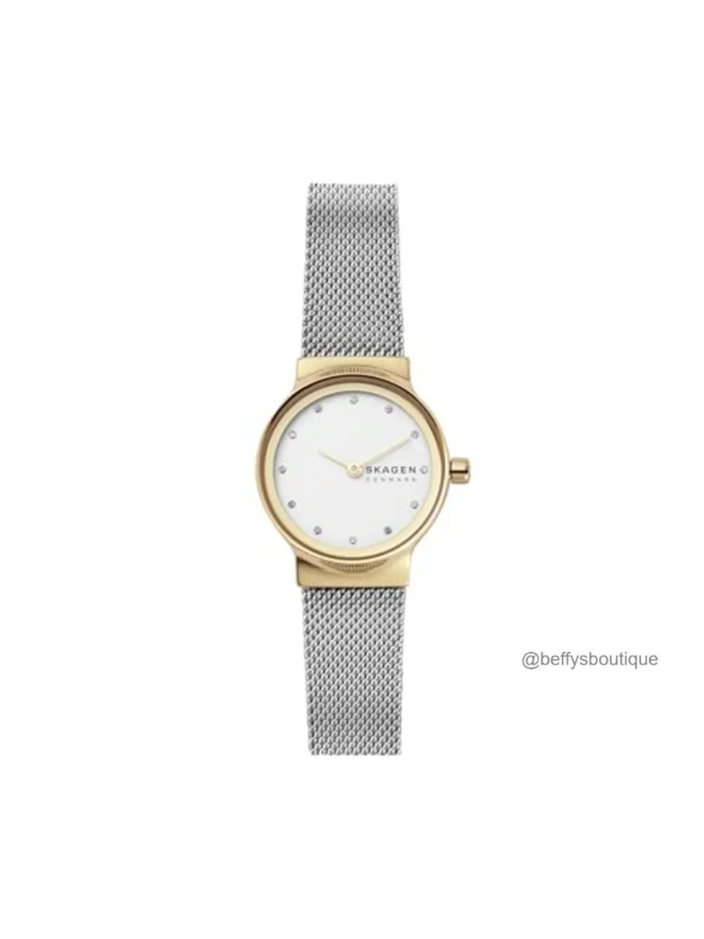 Women's Stainless Steel Quartz Dress Watch with Crystal Accents